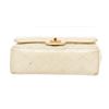 Image 4 : Chanel Beige Lambskin Leather Classic Double Flap Bag
