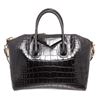 Image 2 : Givenchy Black Leather Antigona Satchel Bag