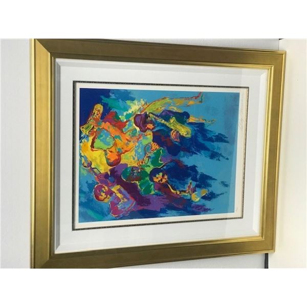 Jazz Horns by LeRoy Neiman (1921-2012)