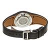 Image 3 : Hermes Stainless Steel Black Leather Harnais Watch