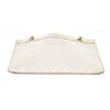 Image 4 : Chanel White Vintage CC Flat Chain Shoulder Bag