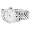 Image 6 : Rolex Mens Stainless Steel Silver Index Diamond & Sapphire 36MM Datejust Wristwa