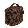 Image 3 : Fendi Brown Canvas Vanity Case Cosmetic Bag