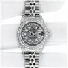 Image 3 : Rolex Ladies Stainless Steel Quickset Meteorite Diamond Lugs Jubilee Datejust Wr