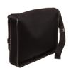 Image 3 : Hermes Black Canvas Leather Buena Ventura Shoulder Bag