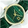Image 1 : Rolex Datejust Mens 36 Green Malachite 18K/SS Oyster Perpetual Serviced Polished