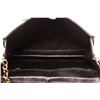 Image 6 : Chanel Black Leather Envelope Flap Shoulder Bag