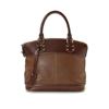 Image 1 : Louis Vuitton Brown Leather Lockit PM Handbag