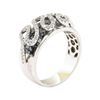 Image 4 : 1.68 ctw Black and White Diamond Ring - 14KT White Gold