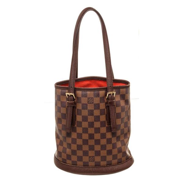 Louis Vuitton Brown Damier Canvas Marais Bucket Bag