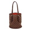 Image 1 : Louis Vuitton Brown Damier Canvas Marais Bucket Bag