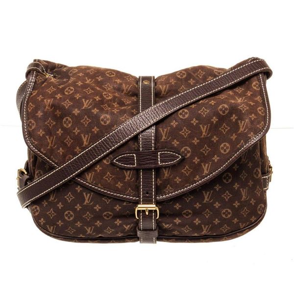 Louis Vuitton Brown Monogram Saumur 30cm Crossbody Bag