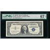 1957B $1 Silver Certificate PMG 67EPQ