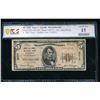 1929 $5 Lowell MA National PCGS 15