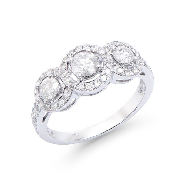 14KT White Gold 1.26ctw Diamond Ring