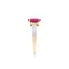 Image 3 : 14KT Yellow Gold 2.05ct Ruby and Diamond Ring