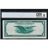 Image 2 : 1918 $1 New York FRBN PMG 64