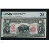 Image 1 : 1901 $10 Bison Legal Tender Note PMG 35