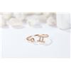 Image 3 : Beautiful 18Kt Rose Gold Genuine Lab Diamond Ring