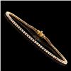 14KT Yellow Gold 1.15ctw Diamond Bracelet