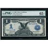 1899 $1 Black Eagle Silver Certificate PMG 65EPQ
