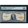 1922 $10 Gold Certificate PMG 50