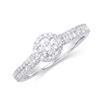 14KT White Gold 0.53ctw Diamond Ring