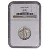 Image 1 : 1918/7-S Standing Liberty Quarter NGC VF25