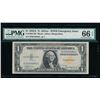 1935A $1 N Africa Silver Certificate PMG 66EPQ