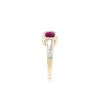 Image 4 : 14KT Yellow Gold 2.05ct Ruby and Diamond Ring