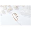 Image 2 : Sparkling 18Kt Rose Gold Genuine Lab Diamond Ring