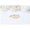 Image 3 : Sparkling 18Kt Rose Gold Genuine Lab Diamond Ring