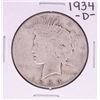 Image 1 : 1934-D $1 Peace Silver Dollar Coin