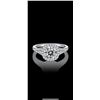 Image 1 : Sparkling 2 Ct VVS1 White I-J Fire Moissanite Ring