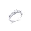 Image 2 : 14KT White Gold 0.43ctw Diamond Ring