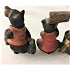 Image 2 : Ceramic Miniatures, Two Bears and a wood burning stove