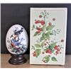 Image 1 : Avon "Summer's Song" Egg with Stand and Box
