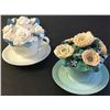Image 3 : Two Porcelain Tea Cups with Flowers and One Photo Frame