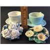 Image 4 : Two Porcelain Tea Cups with Flowers and One Photo Frame