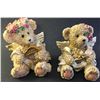 Image 1 : Two Angel Teddy Bear Figurines