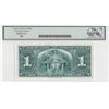 Image 2 : 1937 Coyne and Towers One Dollar Bill EN7616031  - GEM BILL - Graded CUNC 64
