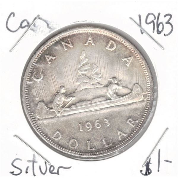 1963 Canadian Silver Dollar