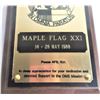 Image 2 : Maple Flag XXI Plaque 1988