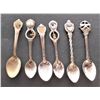 Image 1 : Six Collectors Spoons - USA States and Monuments