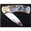 Image 2 : Knife with Moose Image Inlay - In Box