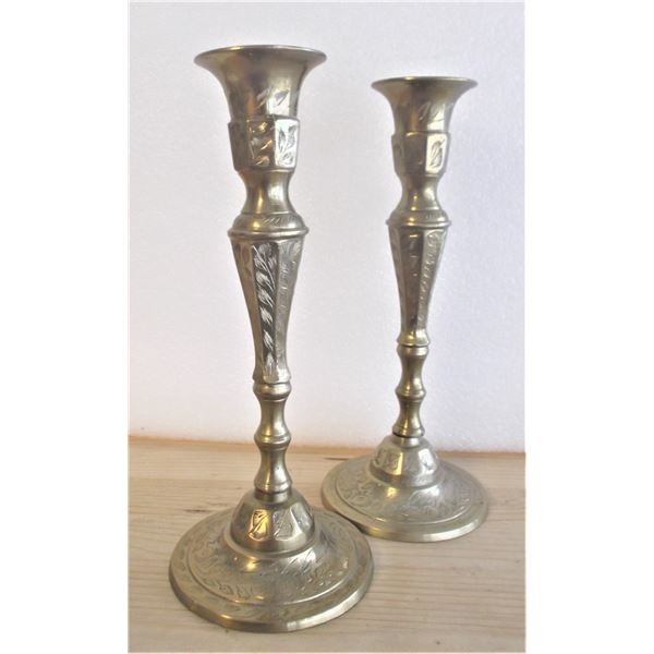 Pair of Brass Candlesticks