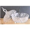 Image 1 : Lead Crystal Candy Bowl with Feet