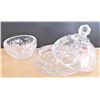 Image 2 : Two Lead Crystal Dishes