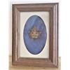 Image 1 : WWI Army Hat Badge in Frame