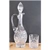 Image 1 : Lead Crystal Picher and Glass